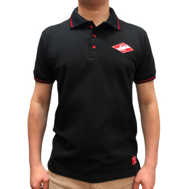 Поло "Ромб" чёрное